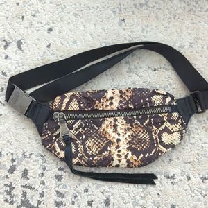 AIMEE Kestenberg Milan Bum Bag Mystic Snake Leather Fanny Pack Belt Bag